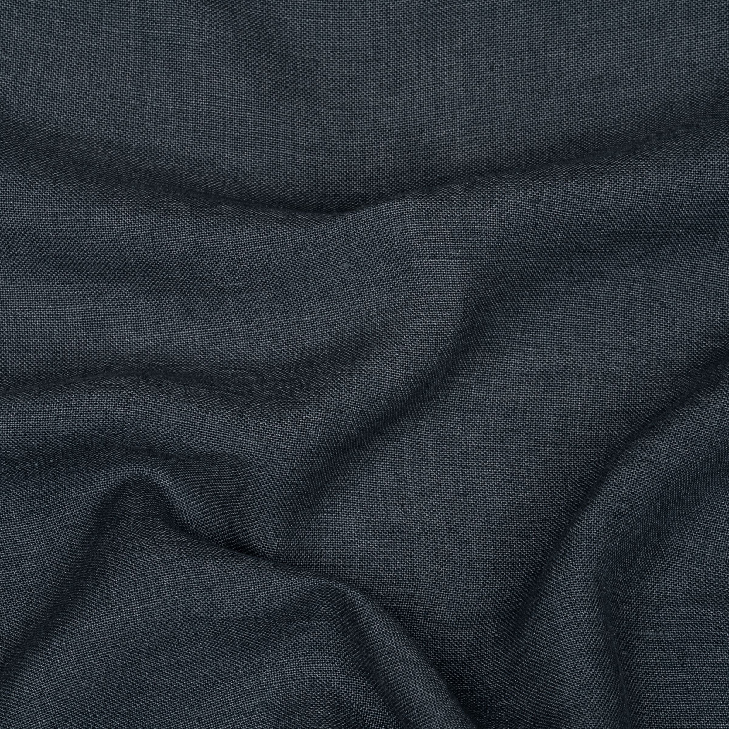 Close-up of dark gray fabric with visible texture