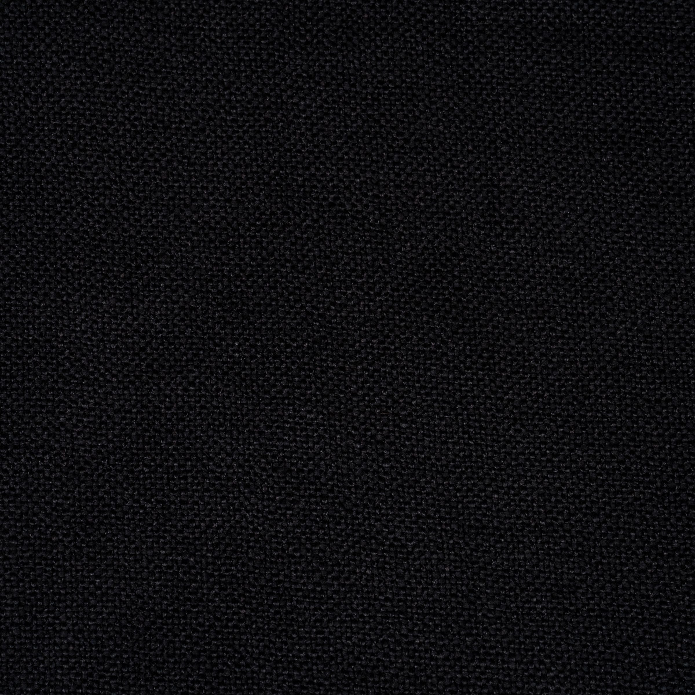 Solid black fabric