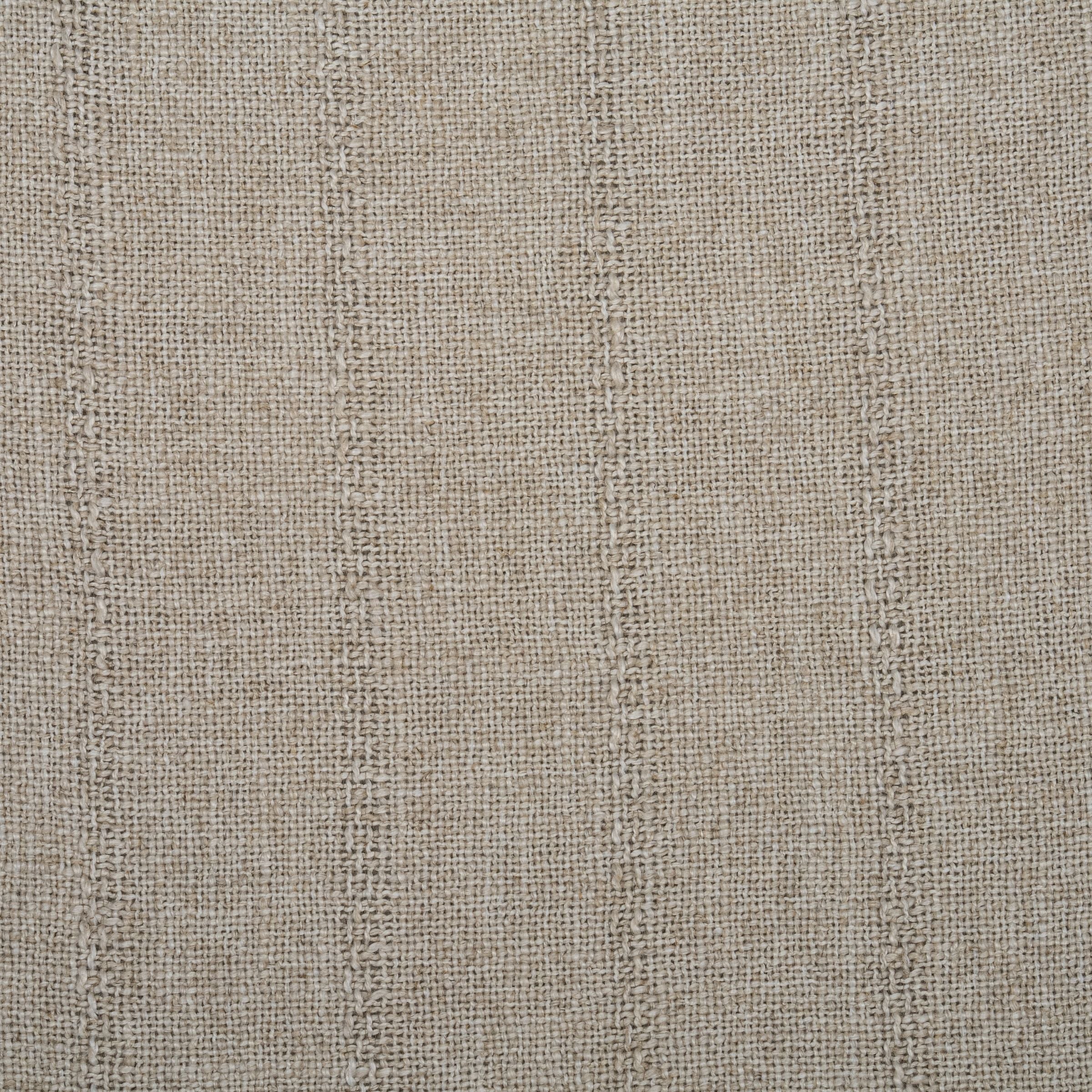 Zoomed out vintage beige fabric with subtle stripe pattern