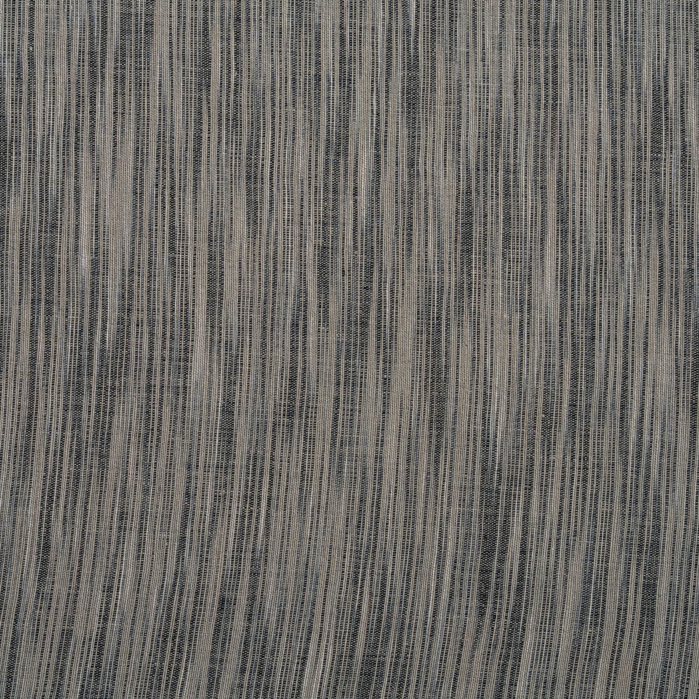 Textured gray and blue striped fabric.