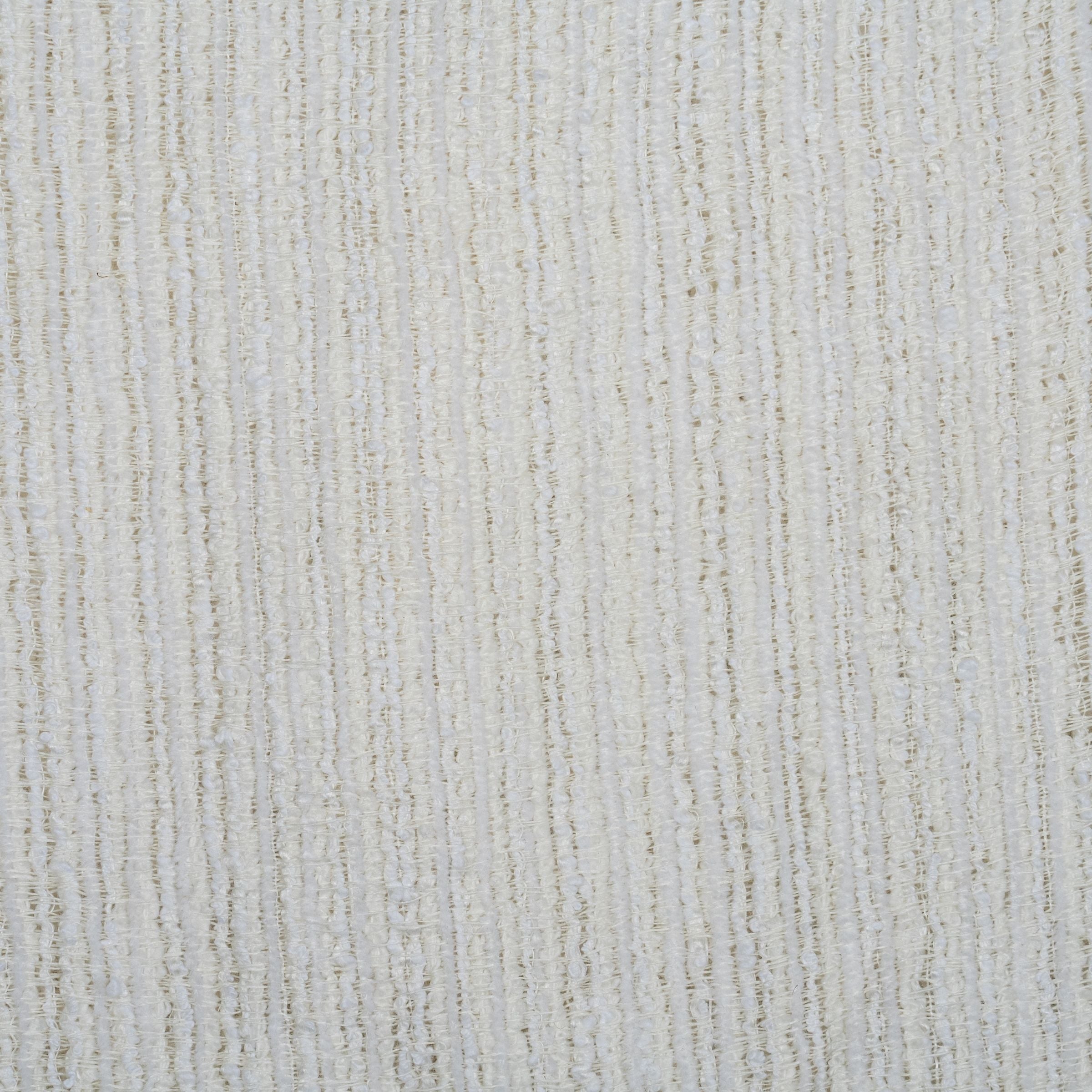 White ribbed texture fabric