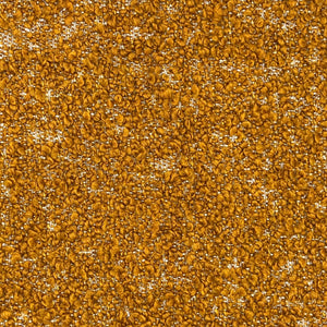 Lush orange boulce textured upholstery, perfect for a furnishing center piece. 