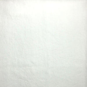 A natural solid white linen and hemp fabric with a smooth texture. 