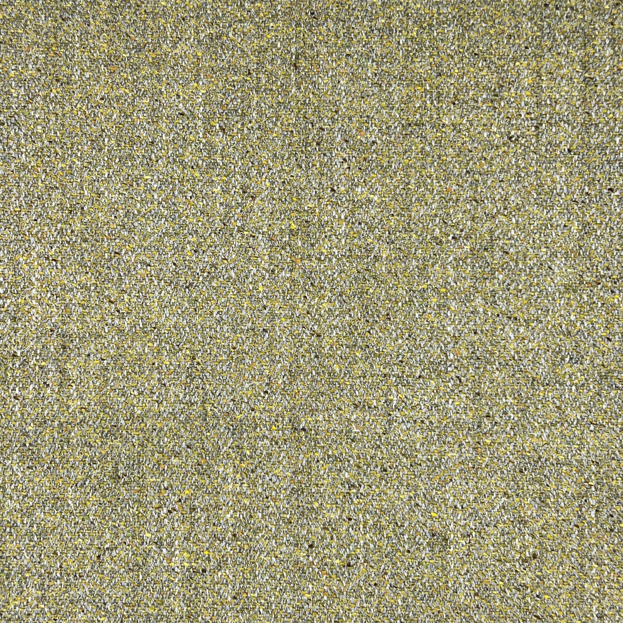 Bright green and champaign colored threads that give a slight sheen.