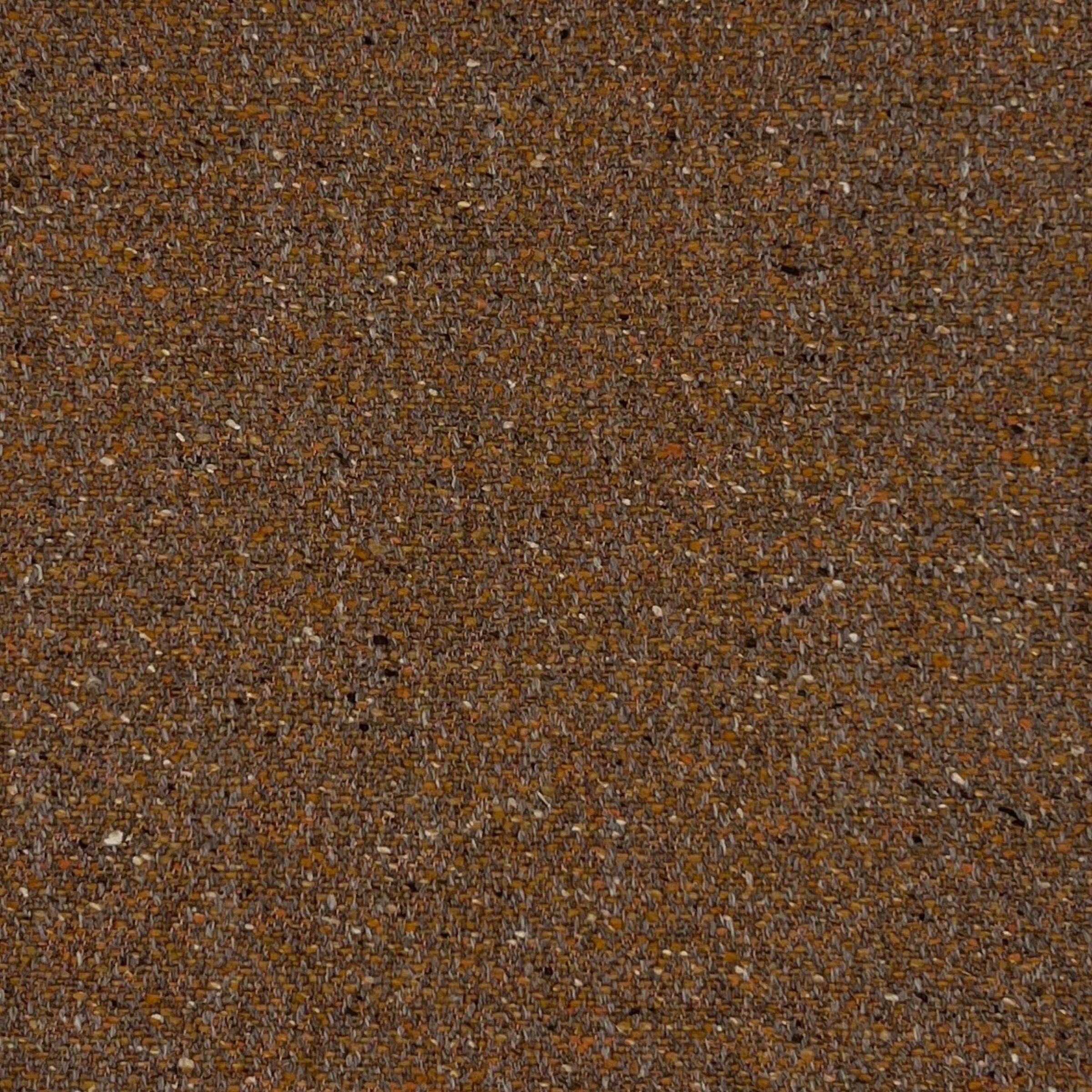 Different color orange and brown mixed weave with a subtle shine.