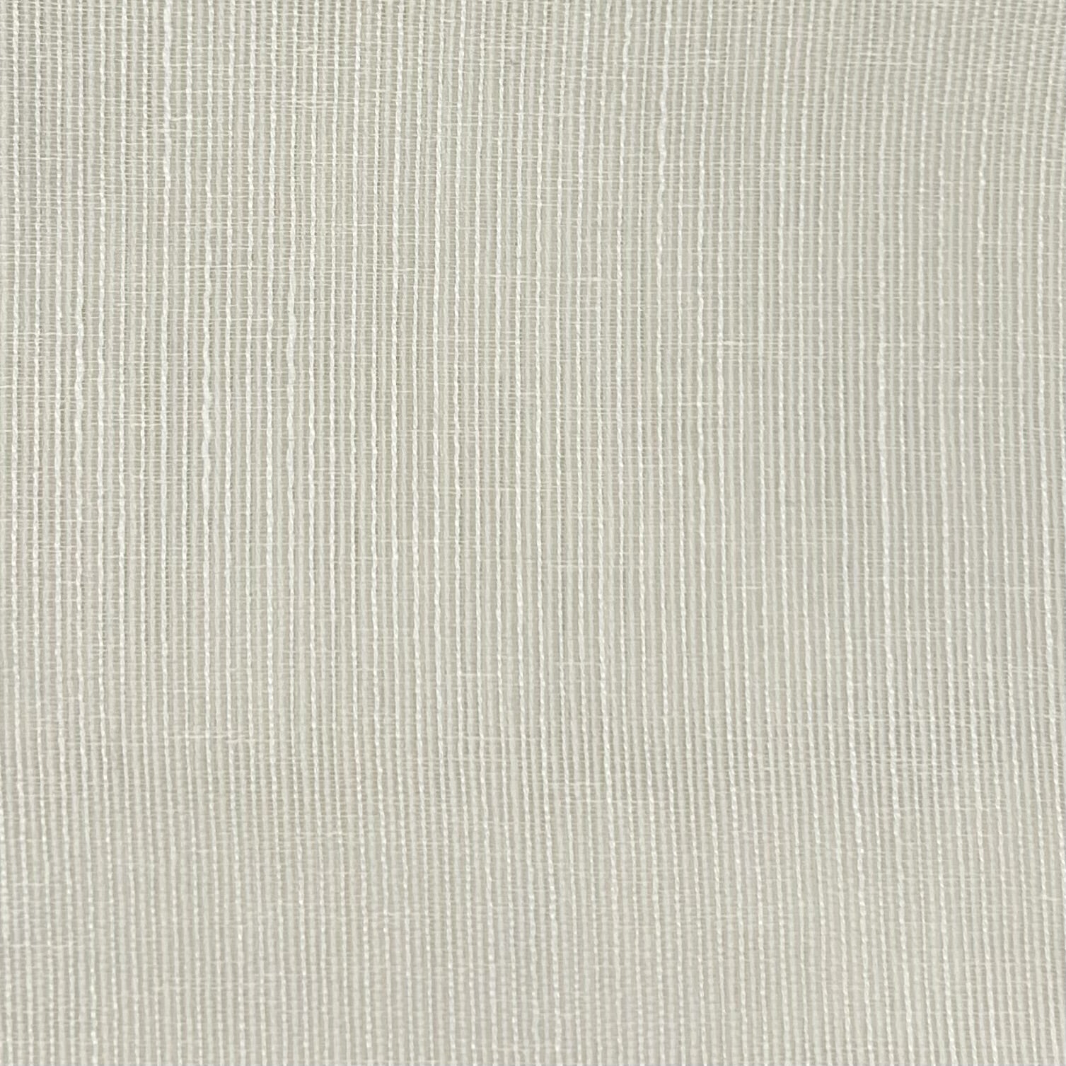 Soft neutral white weave with bright clean white vertical stripes.