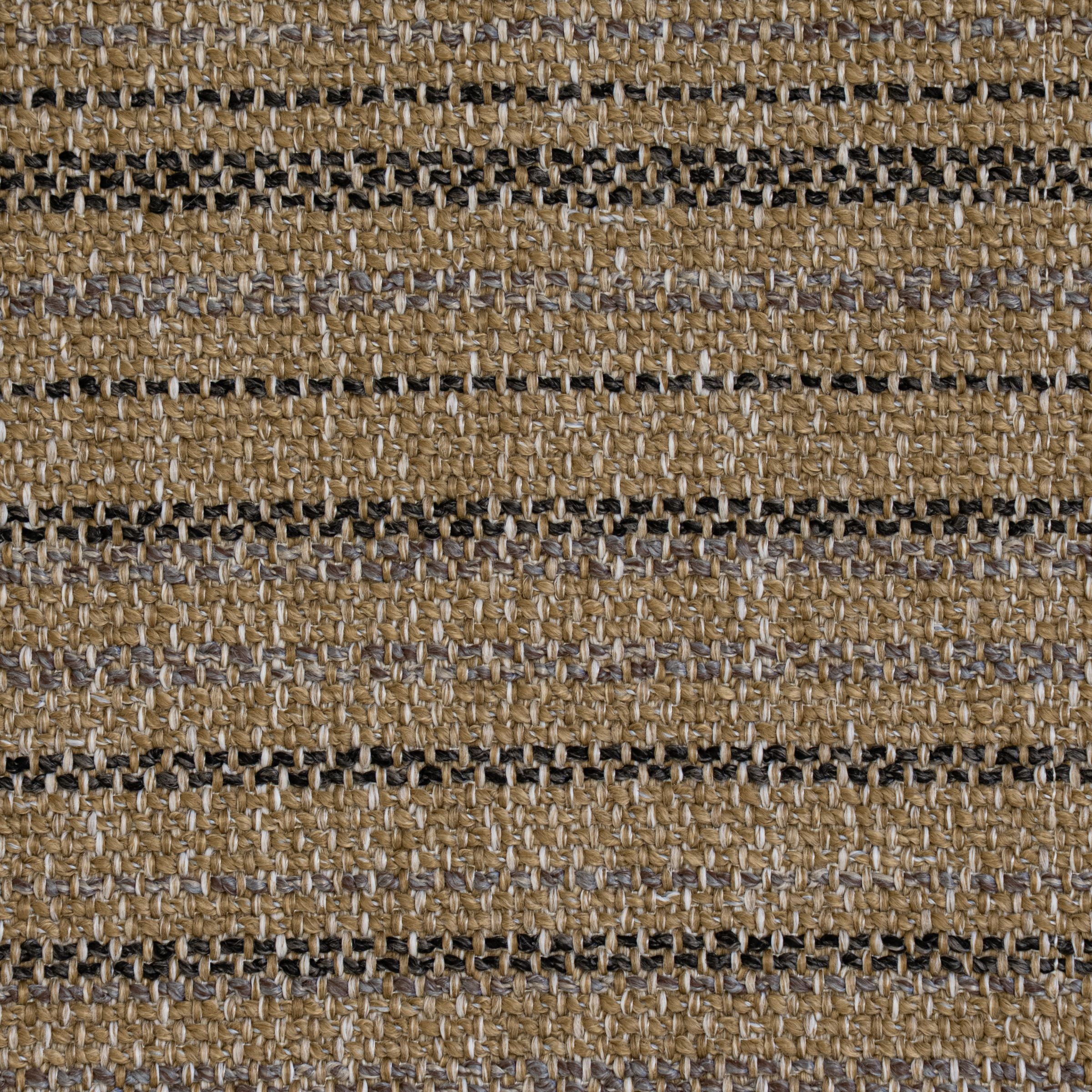 Textured brown upholstery with striped black lines