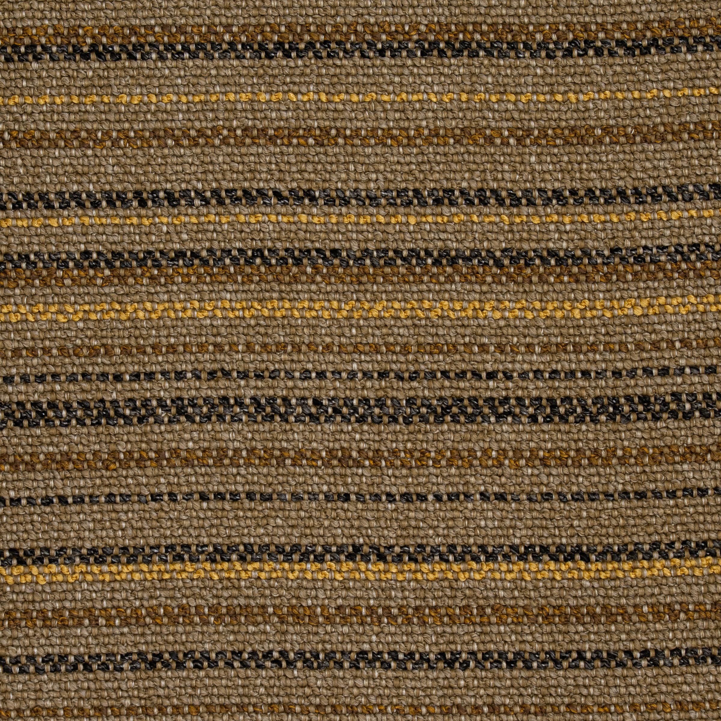 Textured upholstery with brown and black stripes