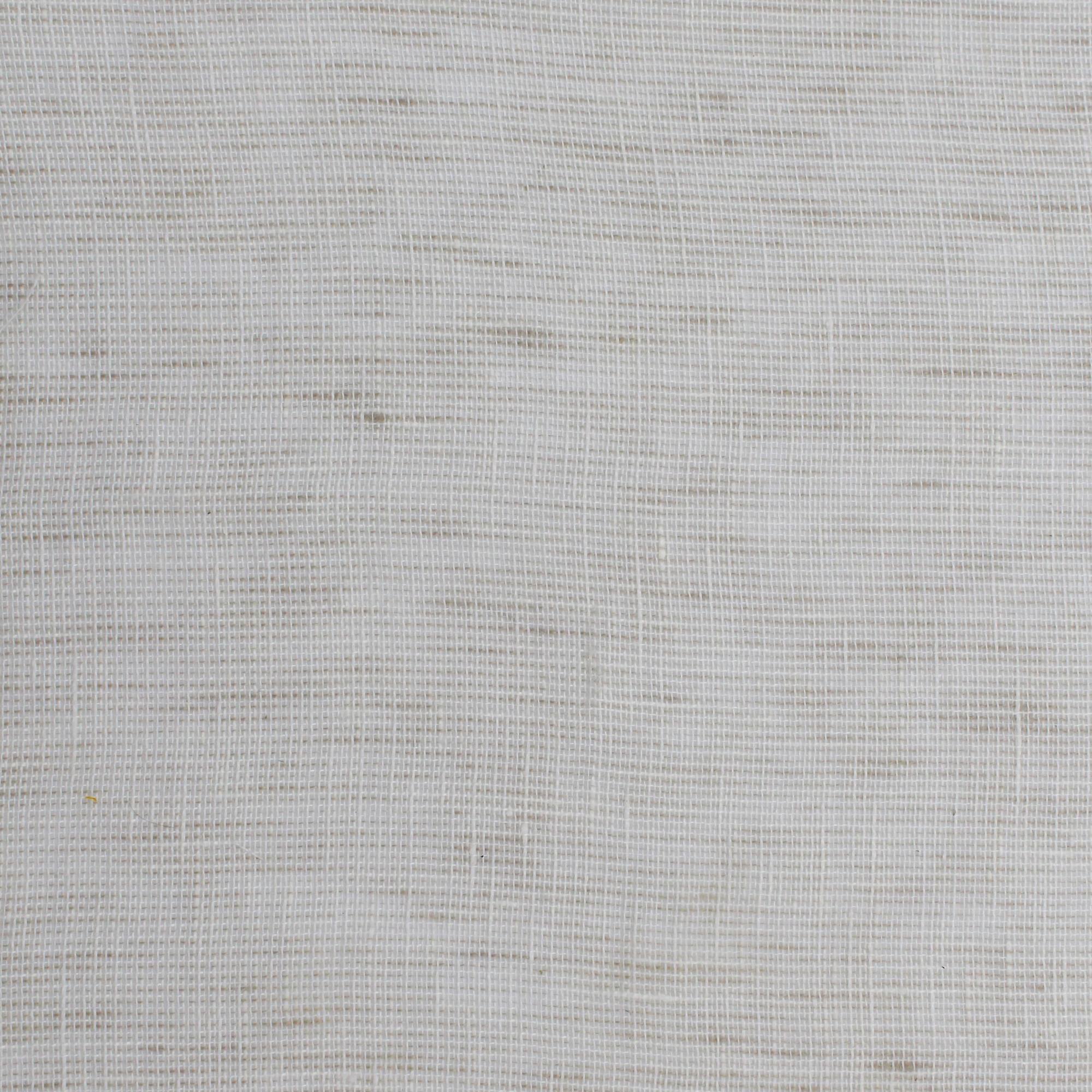 Light gray tinted off-white fabric with a loose weave. 