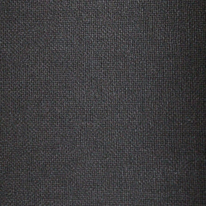 Heavy weight black linen weave, with a subtle texture.