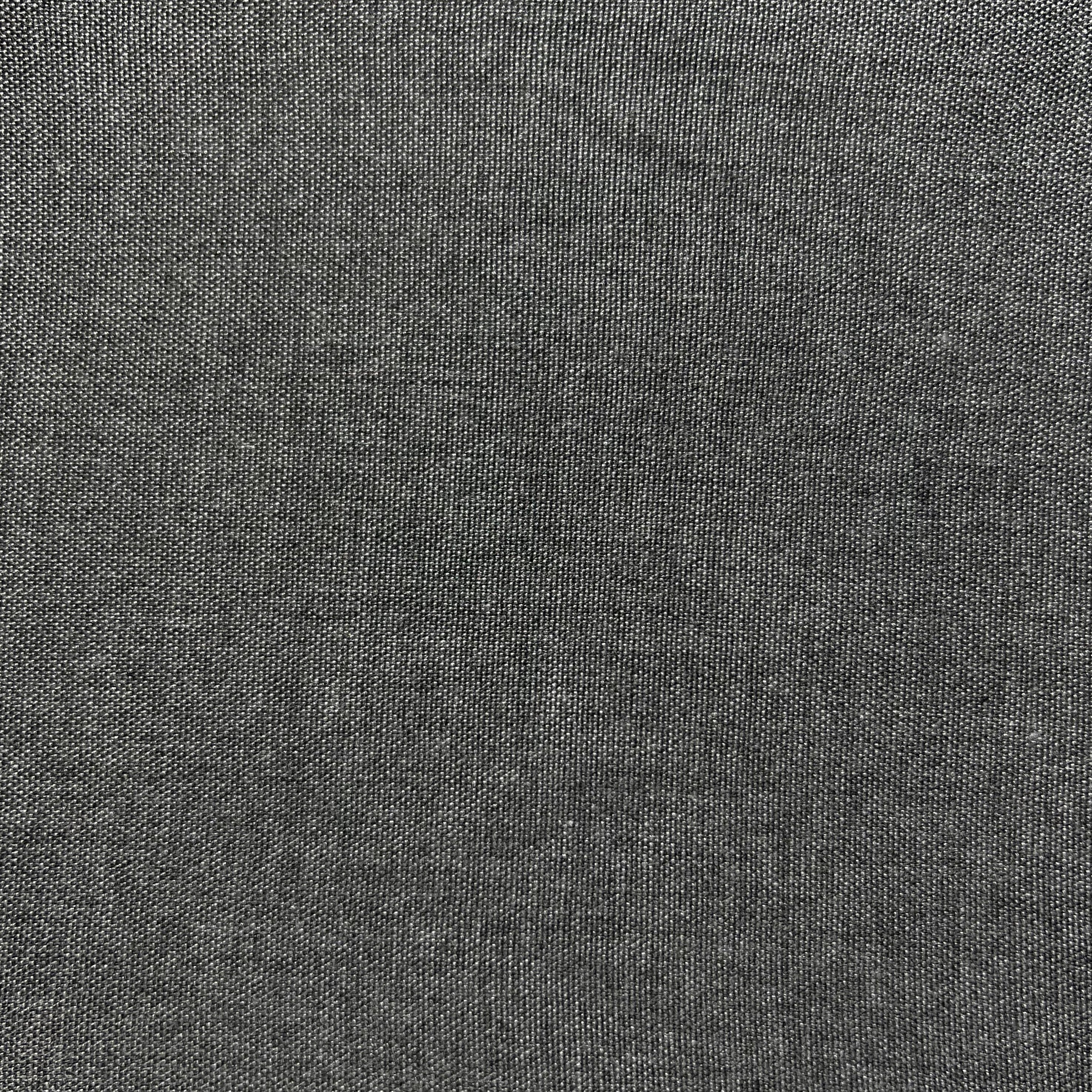 Etamine Night is a dark color, with a subtle woven texture with fine threads, creating a smooth soft surface, perfect for window coverings.