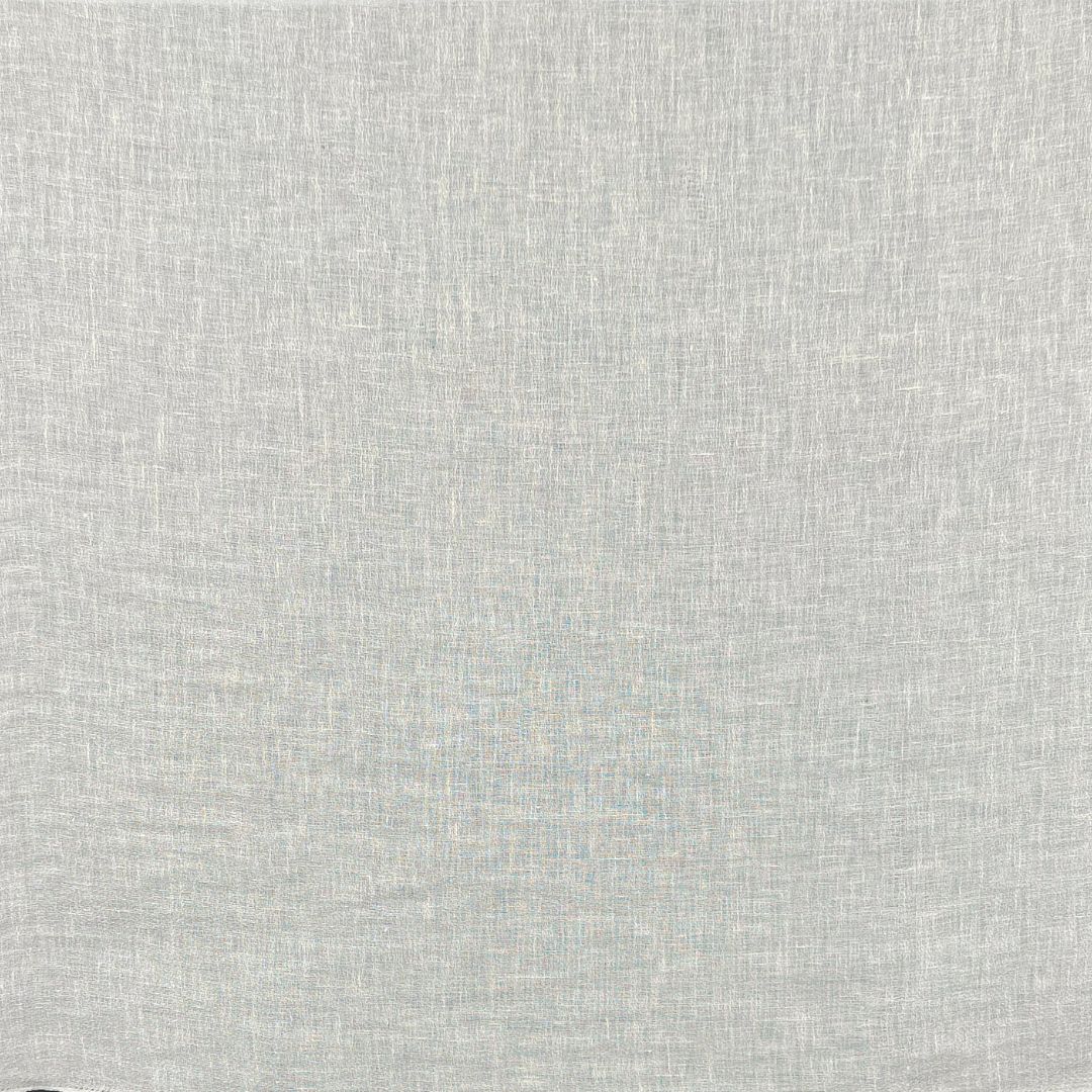 Milky brown sheer fabric with a subtle sheen and gentle light filtration.