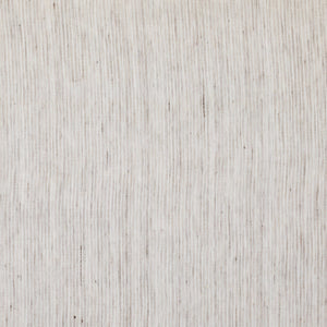 Off-white fabric showing the fine, beige vertical lines that create a subtle texture.