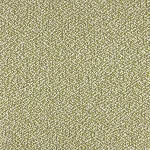 Mia is an upholstery fabric with a mottled texture with two interplaying fibers of white and light green, creating visual depth. 