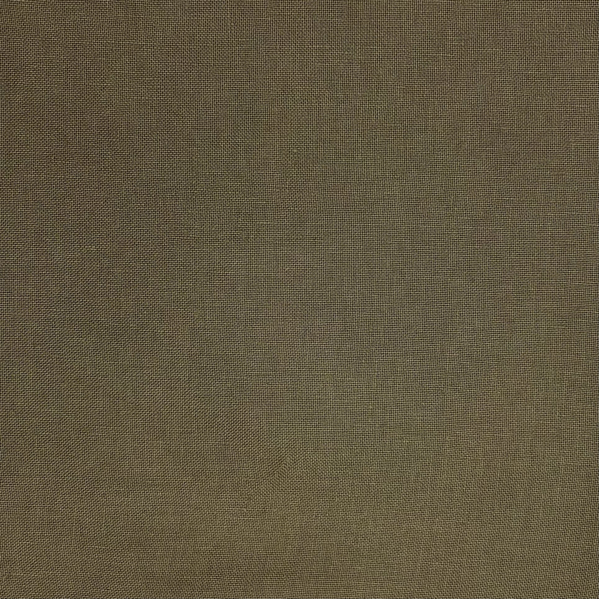 Plain brown fabric with consistent weave and subtle textures.