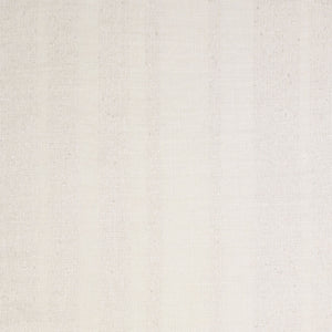White fabric with wide and thin textured white vertical lines.