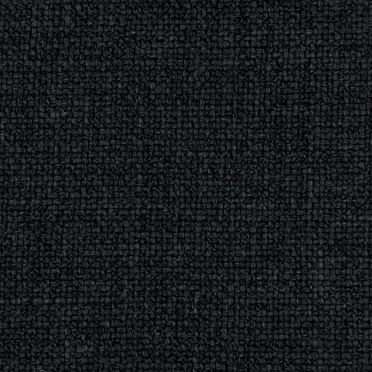 Night dark gray upholstery fabric with a highly textured, almost tweed-like appearance, offering both visual interest and tactile appeal for a variety of upholstery projects.