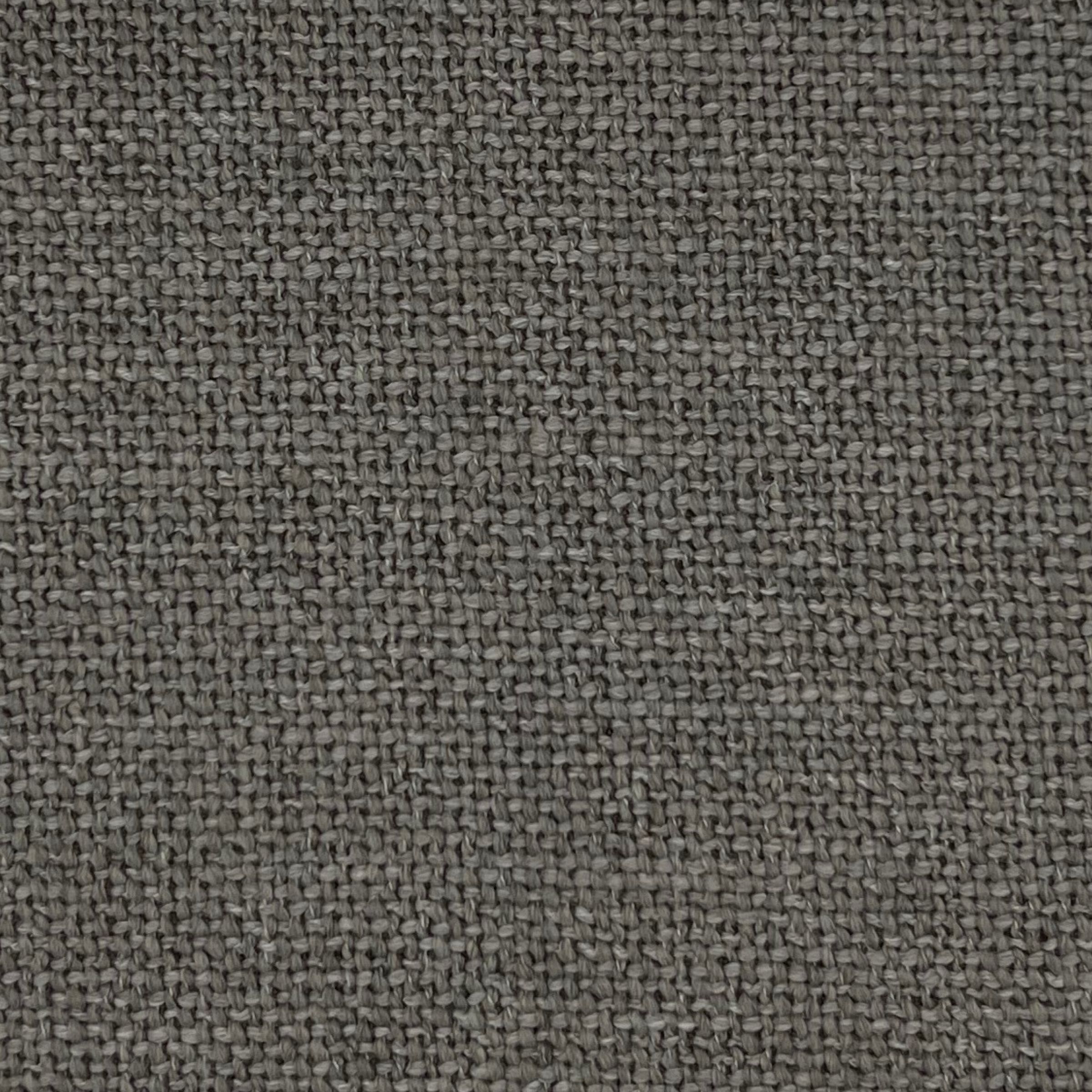Stone medium gray upholstery fabric with a distinct woven texture, offering both visual interest and tactile appeal for a variety of upholstery projects