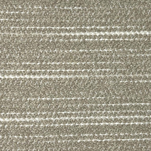 Ortona Beige is a warm beige upholstery fabric with a distinct woven texture and thin white stripes