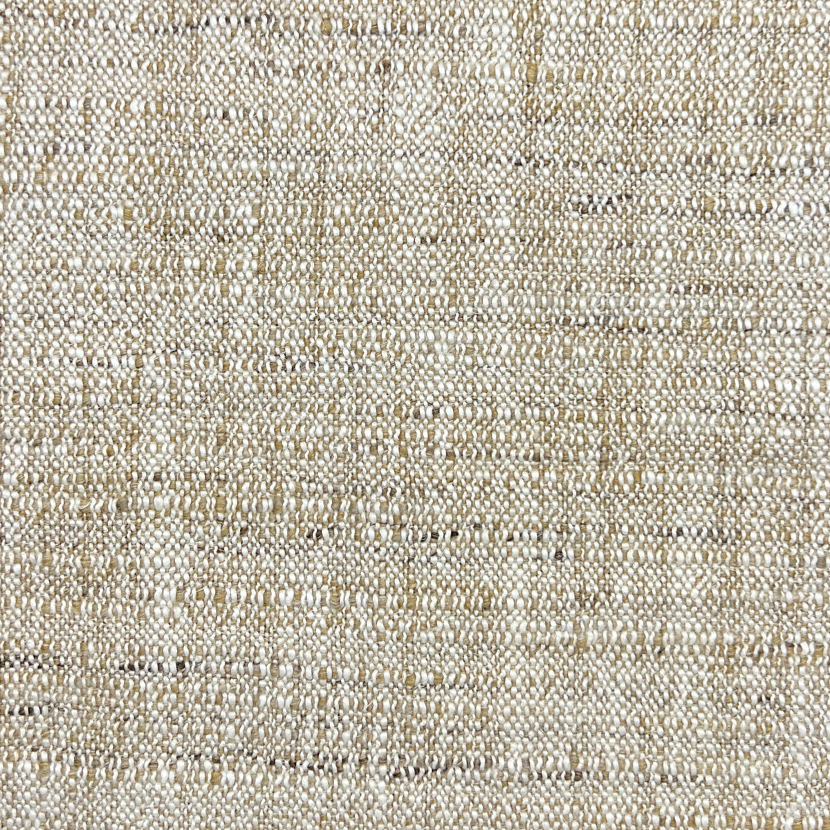 Chestnut is a light beige fabric with a tight, even plain weave and scattered darker brown threads.