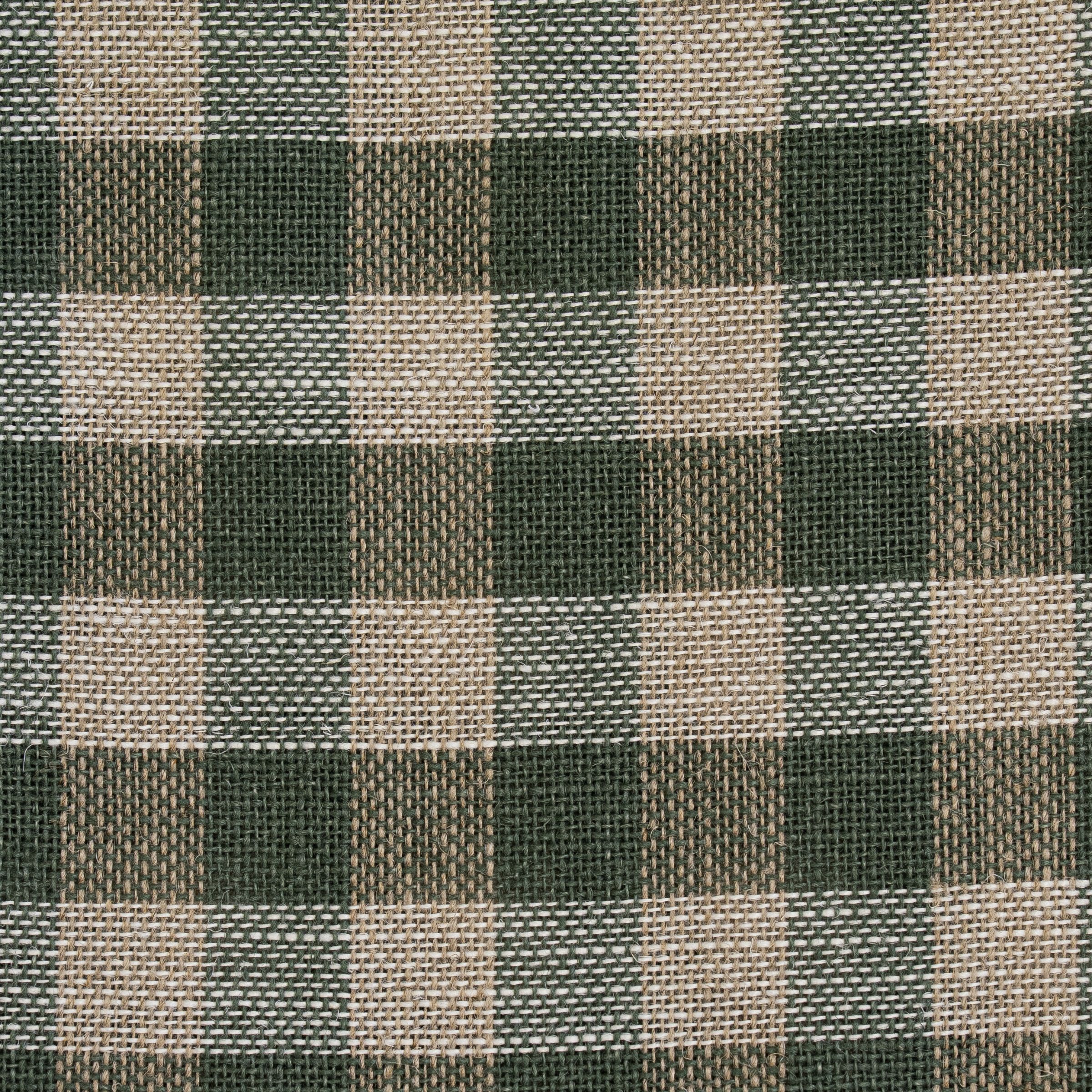 Green and white checkered fabric pattern