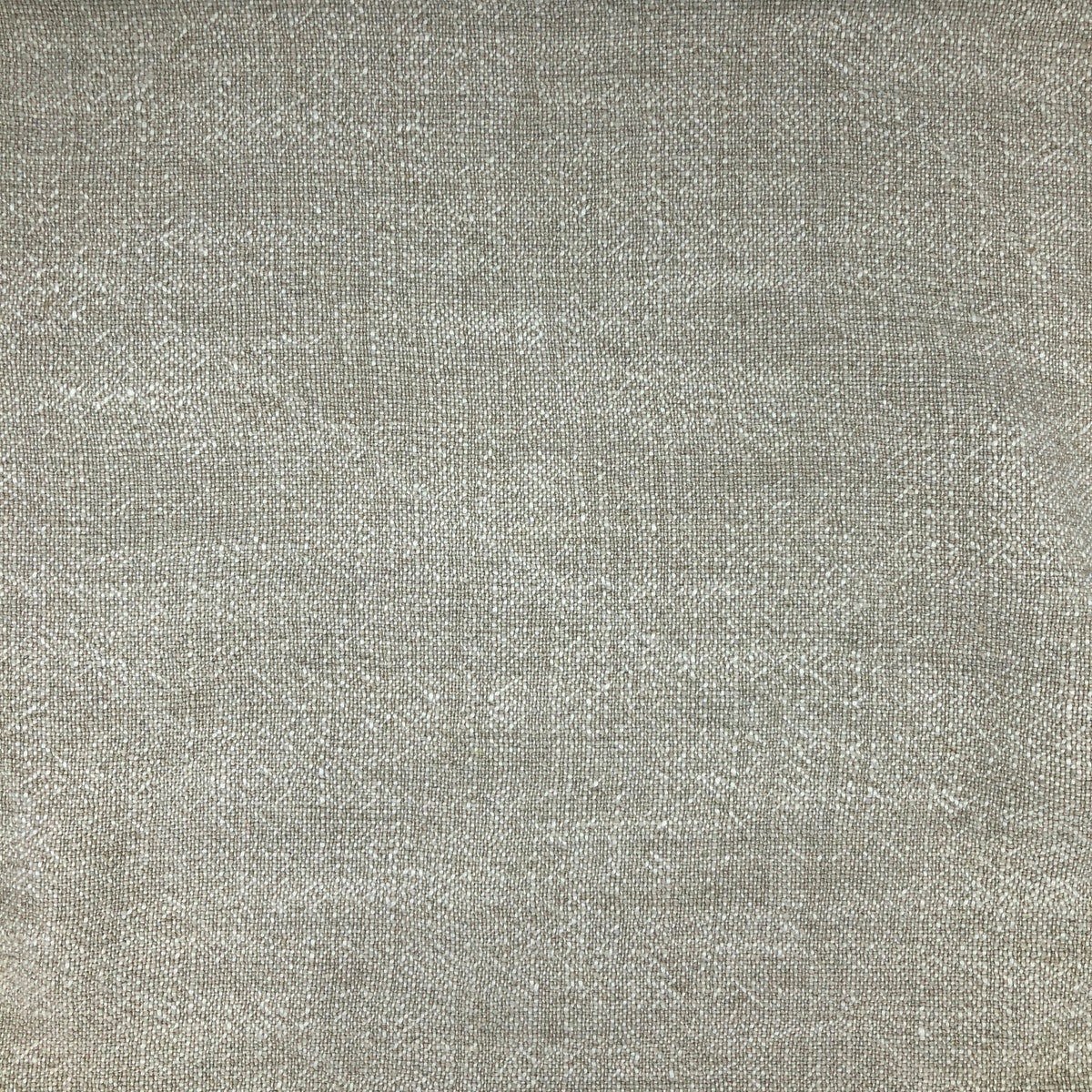 Very light beige upholstery fabric with a slightly tighter plain weave and minimal texture variations throughout