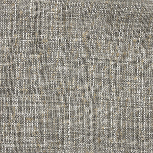 Gray fabric showing a consistent, tight plain weave pattern with almost uniform color and very fine, scattered lighter threads.