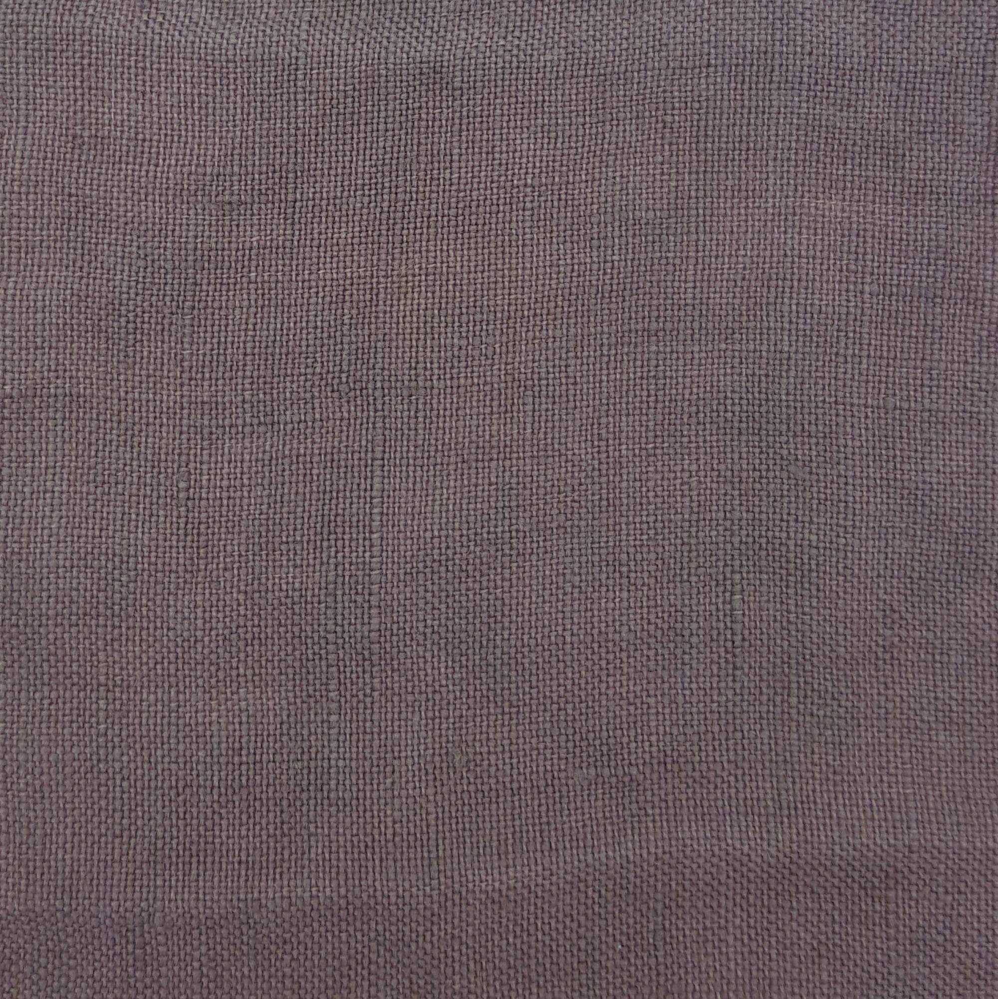 A purple-gray fabric with an even plain weave and matte finish.
