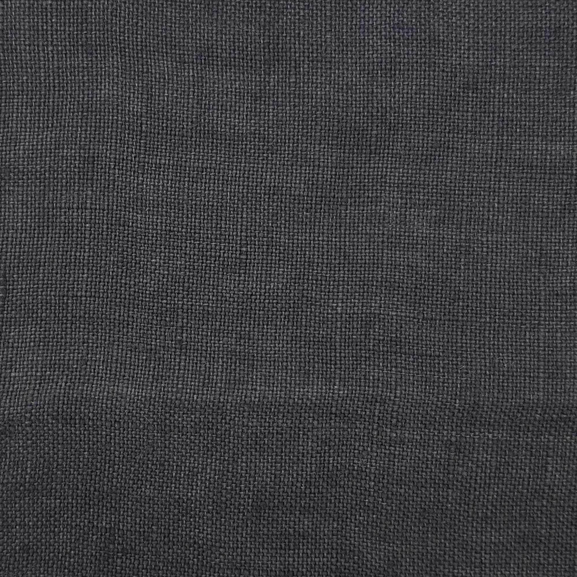 Charcoal gray matte fabric with a smooth conistent surface.