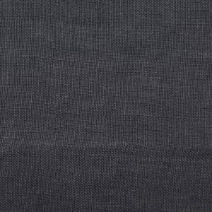 Charcoal gray matte fabric with a smooth conistent surface.