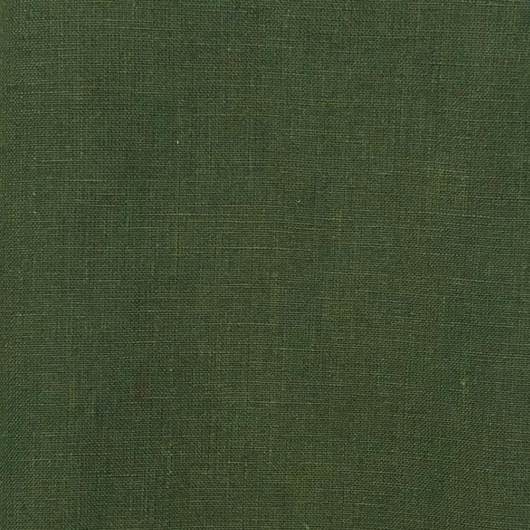 Dark green fabric with a visible plain weave and a matte finish.