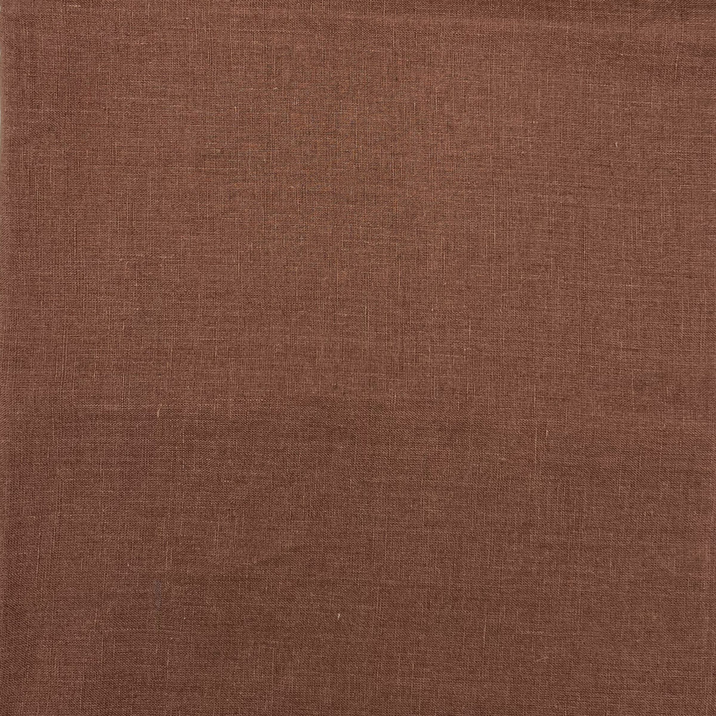 Dark reddish-brown fabric with a matte finish and a smooth, uniform appearance.