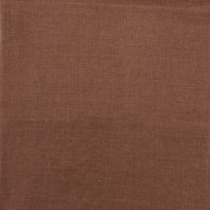 Dark reddish-brown fabric with a matte finish and a smooth, uniform appearance.