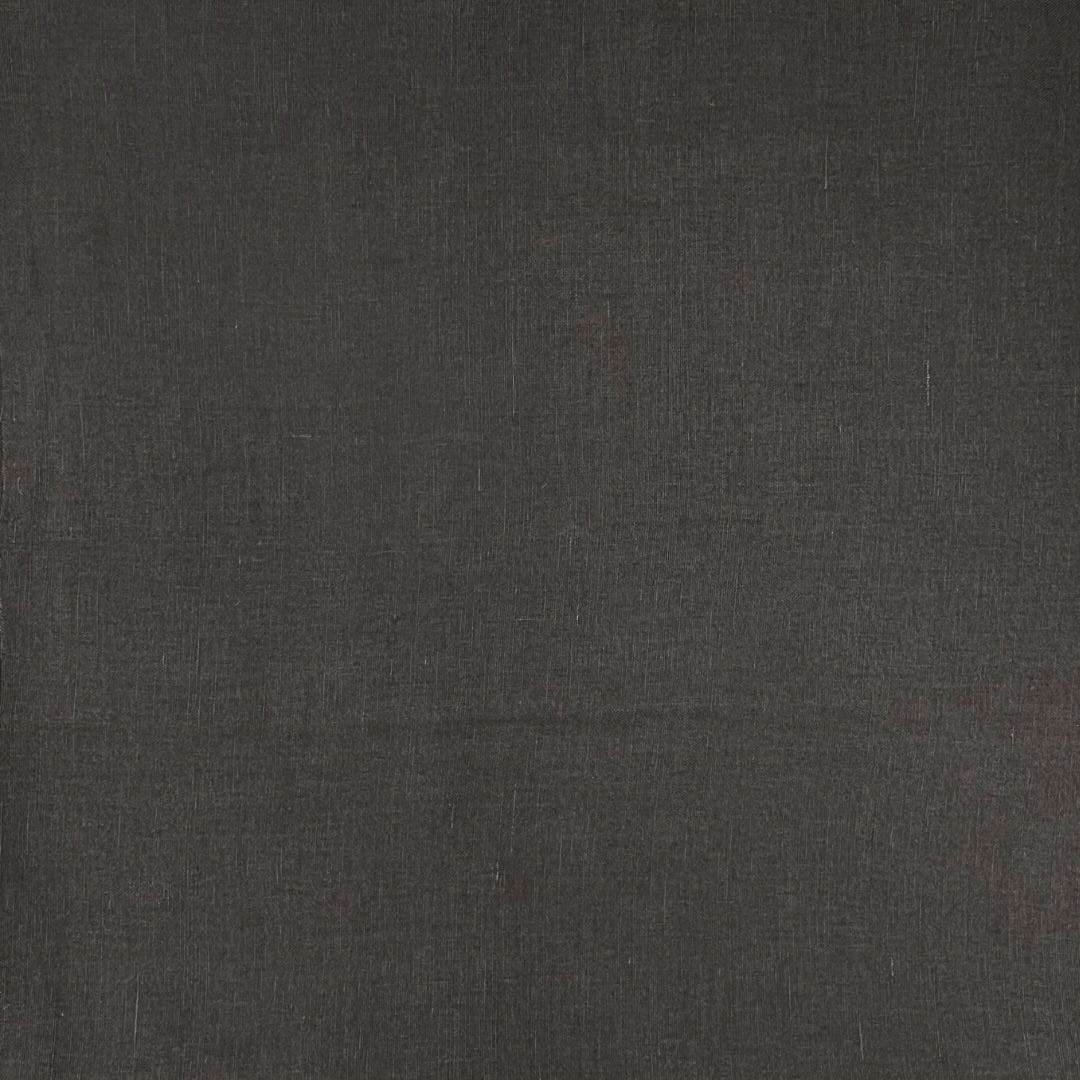 Dark brown linen fabric with a smooth, consistent surface.