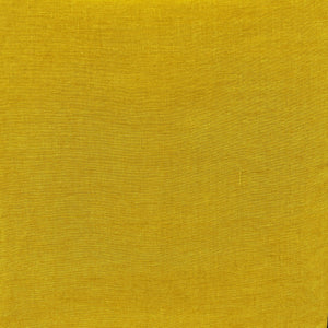 Yellow fabric with a tight, even plain weave.