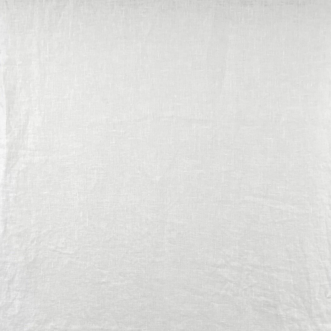 A sterile white fabric with smooth consistent texture and color.
